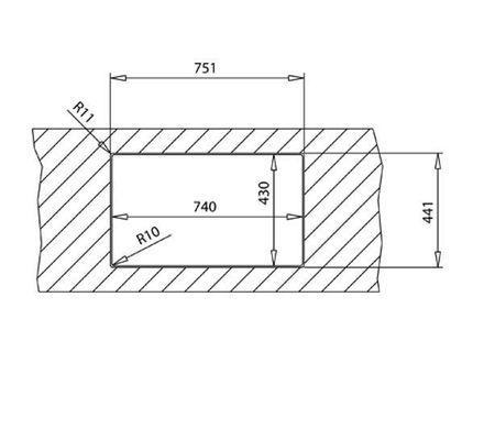Кухонна мийка Teka FLEXLINEA RS15 71.40 CN - сталь - прихований монтаж/підвісний монтаж