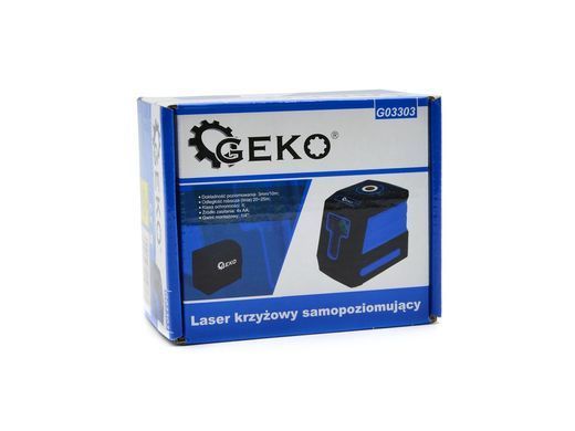 Самовирівнюючий лазер з поперечними лініями Geko G03303