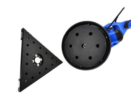 Шлифмашина для гипса - жираф 225 мм LED + треугольный диск Geko G80269