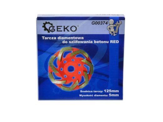 Алмазний диск для шліфування бетону Geko G00374
