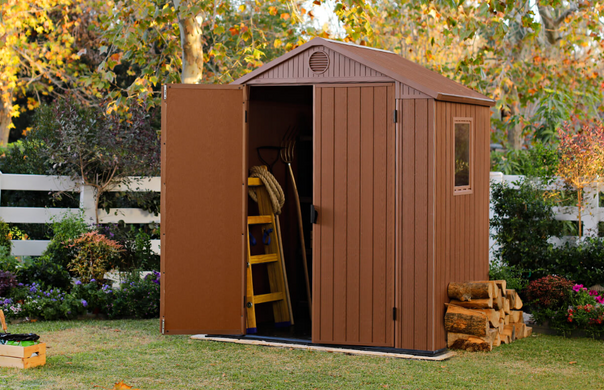 Садовый домик пластиковый DARWIN 6x4 Brown - KETER