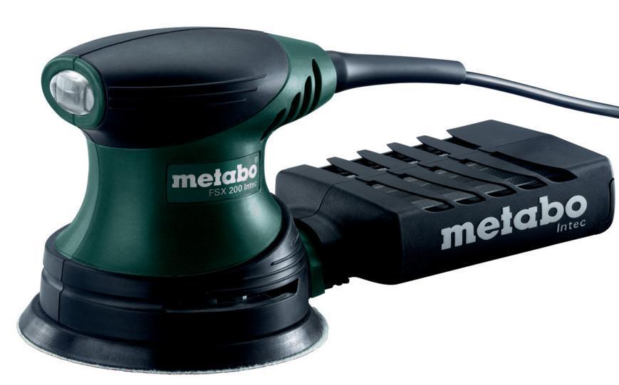 Шлифовальная машина эксцентриковая Metabo FSX 200, 240 Вт, 125 мм, чемодан