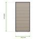 Жалюзийная панель для перголы 1,2 м алюминиевая Woodgrain ELEGANCE DELUXE FUSION Gutroof
