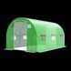 Теплиця садова, парник (подвійні двері) Focus Garden 2,5x4x2 зелена
