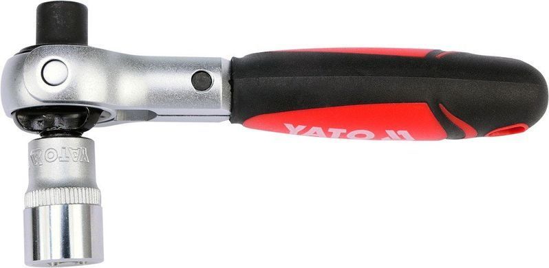 Тріскачка Yato реверсивна 72 зубця 1/4" 115 мм (YT-03311)