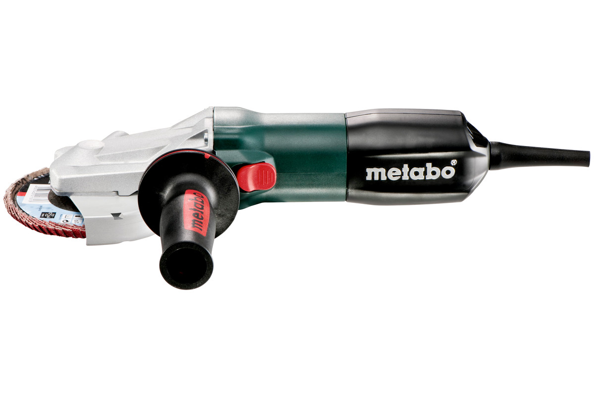 Угловая шлифмашина Metabo WEF 9-125 Quick с плоской головкой, 910 Вт, диск 125 мм