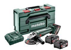 METABO УГЛОВАЯ ШЛИФМАШИНА W 18 L 9-125 QUICK 3x4,0Ah