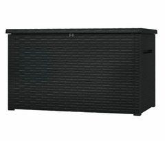 KETER САДОВЫЙ СУНДУК JAVA BOX RATTAN 870 Л / ГРАФИТОВЫЙ