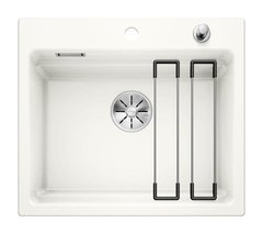 Кухонна мийка вбудована в стільницю Blanco ETAGON 6 WHITE кераміка