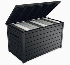 Садовый ящик для хранения из пластика графит Ontario Box 850 л Keter