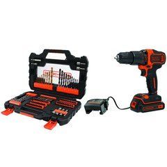 Шуруповерт ударний Black+Decker 18 в Bdchd18S1A +104 аксесуари 1X1,5 а&middot;год