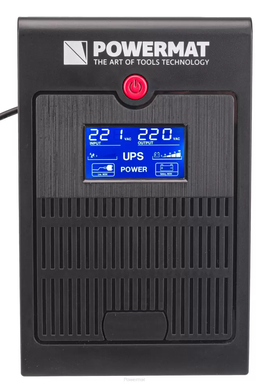 Аварійне джерело живленняLCD 2000ВА 1200ВТ 2X 9АЧ PM-UPS-2000M