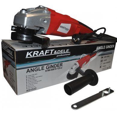 Угловая шлифовальная машина 125мм 1050Вт Kraft&Dele KD1532