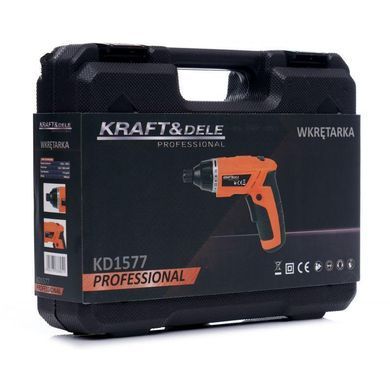 Акумуляторний шурупокрут 1300мАг у чохлі Kraft&Dele KD1577
