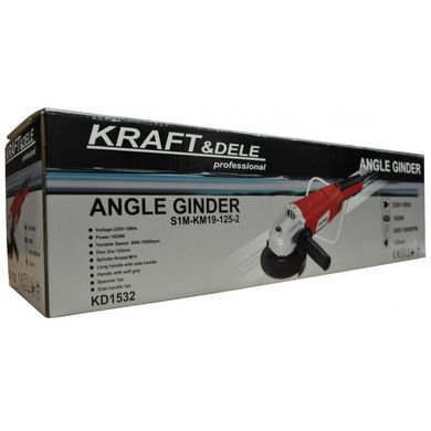 Угловая шлифовальная машина 125мм 1050Вт Kraft&Dele KD1532