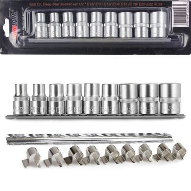 Набор торцевых ключей 1/2" Torx 9 шт Mar-Pol M66421