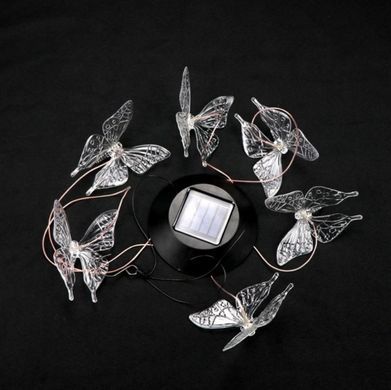 Світильник нічник Butterfly Led Solar на сонячній батареї 16 режимів