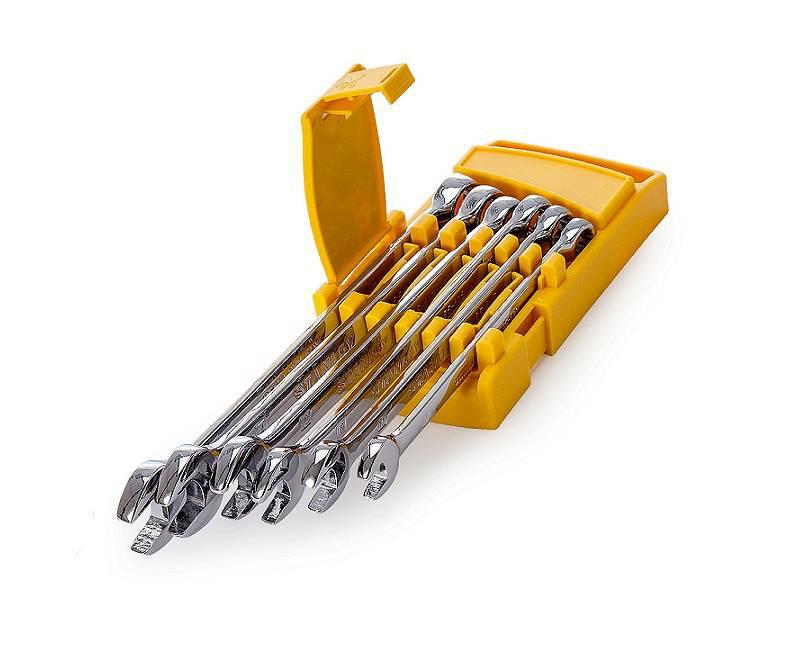 Набор ключей Stanley 6 шт. 10–15 мм, хромованадиевая сталь, органайзер
