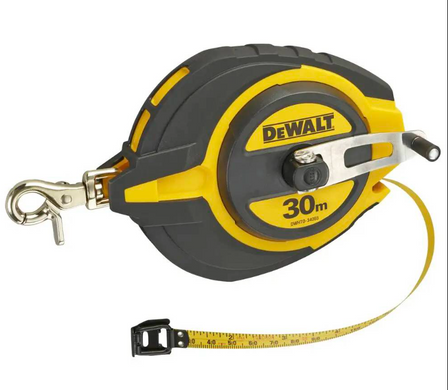 Рулетка вимірювальна Steel, 30 м х 10 мм DeWALT DWHT0-34093