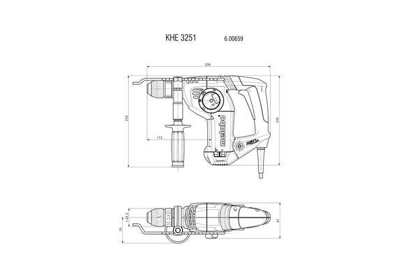 Перфоратор Metabo KHE 3251 (600659000)