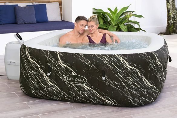 Джакузи надувное SPA с гидромассажем на 6 человек LED AirJet Tritech Bestway