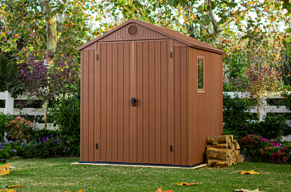 Садовый домик пластиковый DARWIN 6x6 Brown - KETER