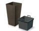Горшок для растений длинный кофе Fufu Square Eco Wood&nbsp;Prosperplast