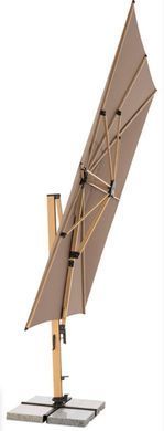 Садова парасолька Alu Wood Xl Ultra 400x300 см Doppler