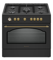 Комбінована плита Ravanson KWGE-90AR 5 конфорок/110 л духовка