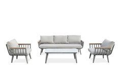 Садовый комплект мебели STELLA CAFFE Taupe диван, столик и кресла для террасы FURROREE