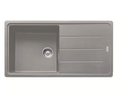 Кухонна мийка Franke Basis BFG 611-97 сірий - граніт, вбудовується в стільницю, сушарка