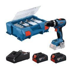 Дриль-шурупокрут ударний BOSCH GSB 18V-65 18В 65Нм 2x4,0Ah L-CASE