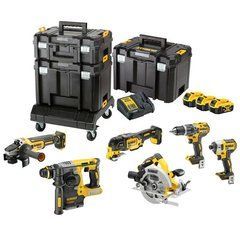 Набор из шести инструментов бесщеточных DeWALT