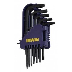 IRWIN TORX ключи 11шт. T6-T7-T8-T9-T10-T15-T20-T25-T27-T30-T40