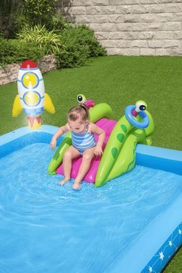 Водний ігровий центр Little Astronaut з гіркою Bestway 53126