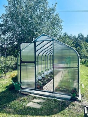 Дачна теплиця з полікарбонату PTF Tomato Premium Plus 250х600 см білий