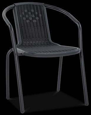 Набір садових меблів для вулиці Focus Garden Simple 150/6 графітовий