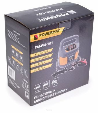 Випрямляч мікропроцесорний акумуляторний 12/24V PM-PM-10T Powermat