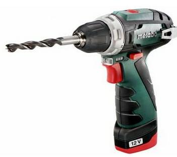 Шуруповерт акумуляторний Metabo BS 12 Powermaxx 2x2,0Ah 34/17 Нм