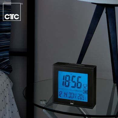 Радіогодинник CLATRONIC 7025 чорний