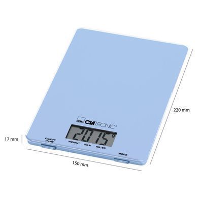 Весы кухонные CLATRONIC KW 3626 Blue
