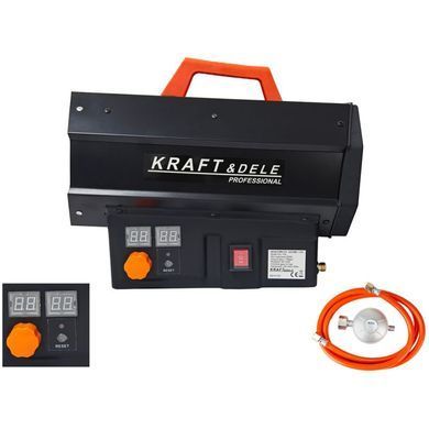 Газовый обогреватель 25кВт + редуктор Kraft&Dele KD11731