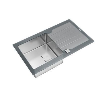 Кухонна мийка Teka Diamond RS15 1B 1D 86 REV - сталь/скло