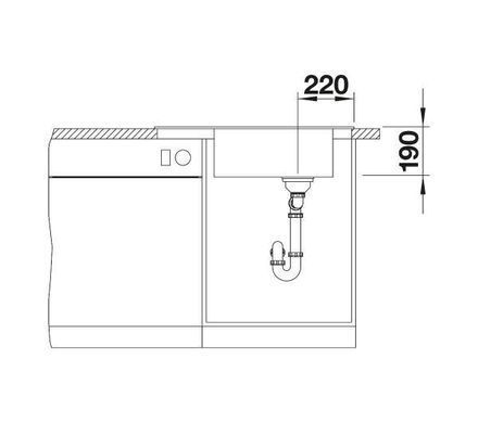 Кухонная мойка Blanco Elon XL 6 S 525882 - черный