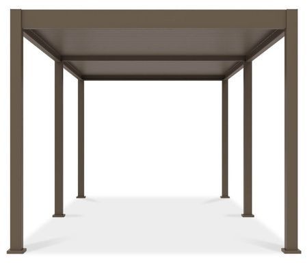 Садова пергола 3x6 Gutroof Elegance коричневий 005849