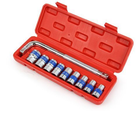 Набір торцевих ключів 1/2" 10шт. 10-24мм Mar-Pol M58201