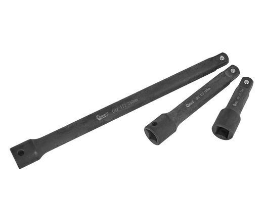 Набір ударних подовжувачів 1/4" 3/8" 1/2" CrV 9 шт Geko G10531