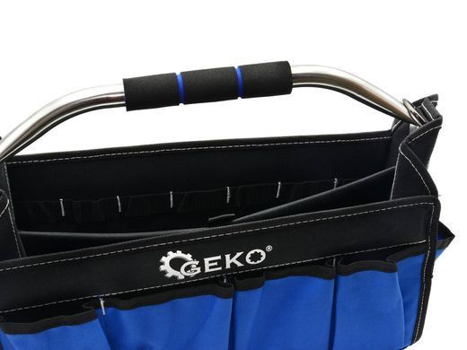 Відкрита сумка для інструментів із металевою ручкою Geko G10860