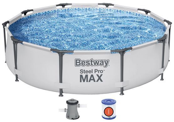 Басейн великий круглий Steel Pro Max Bestway 56408