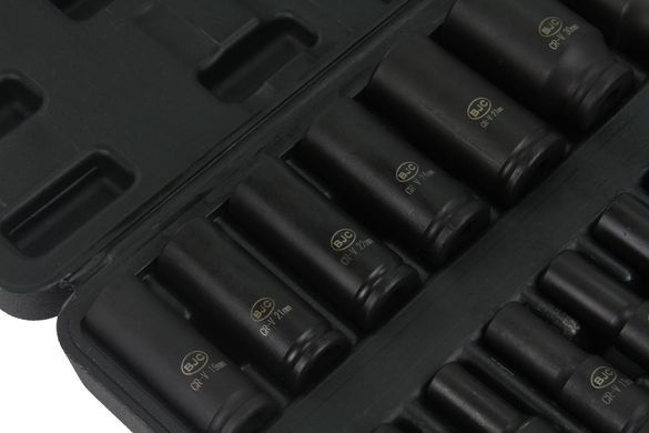 НАБОР ГОЛОВОК УДАРНЫХ 1/2" 10-32ММ 16ШТ BJC